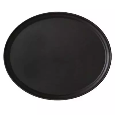 Koçel RubyFiber Yuvarlak Kaymaz Kauçuk Yüzeyli Poly Tepsi 45,5 cm (RUB455)