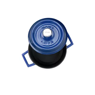 Lava Döküm Yuvarlak Tencere. Trendy Çap(Ø) 14cm (LV Y TC 14 K2) - 2