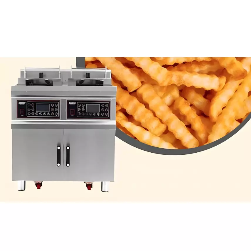 Makfry 2li Açık Fritöz 2x18 Litre FE 300D - 2