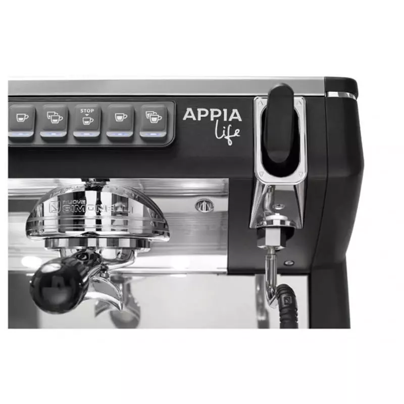 Nuova Simonelli Appia Life II Yüksek Kaşıklı Tam Otomatik Espresso Kahve Makinesi, Siyah - 4