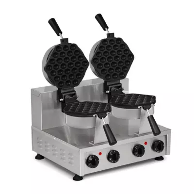 Omake Balls Çiftli Waffle Makinesi, Elektrikli, Dönerli, Zamanlayıcılı Omk.WFL12.E22.0301.Z5F