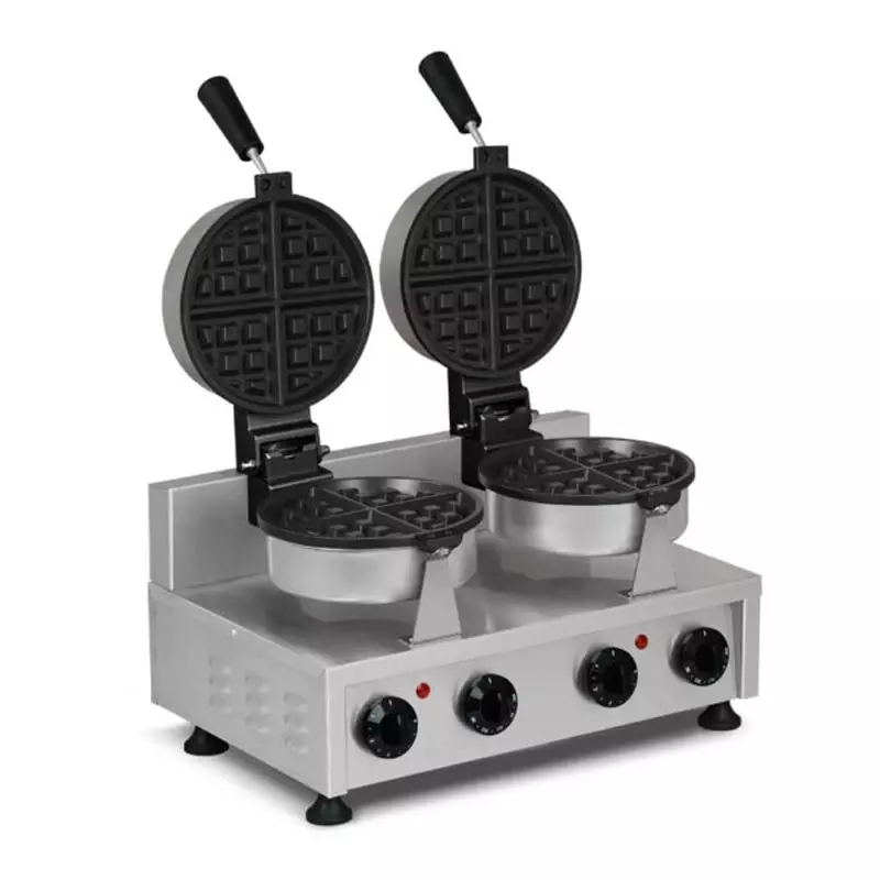 Omake Çiftli Amerikan Waffle Makinesi, Elektrikli, Zamanlayıcılı, Omk.WFL11.E22.0101.Z5F - 1