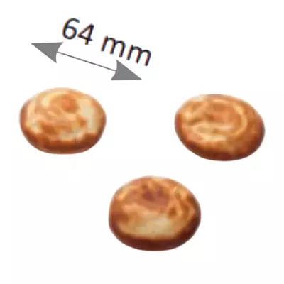 Omake Mini Top Tekli Waffle Makinesi, Elektrikli, Zamanlayıcılı, OMK.WFL21.E12.0601.Z5F - 2