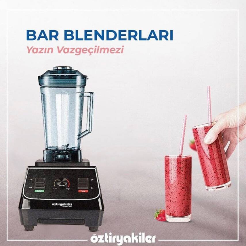Öztiryakiler Gurmeaid BL 811 Bar Blender, 1500 W , 9563.BL811.00 - 3