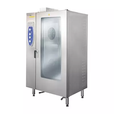 Öztiryakiler OKFE 202 Konveksiyonlu Kızaklı Fırın, 20 Adet GN 21 Tepsi Kapasiteli, Elektrikli 7890.20G21.01