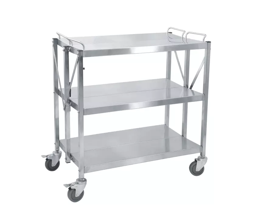 PASLANMAZ KATLANIR SERVİS ARABASI 3 KATLI - 1