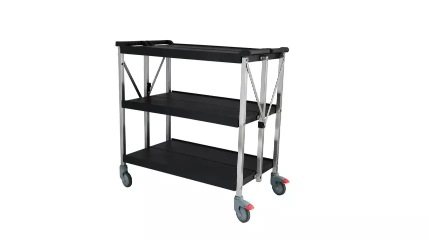 SMARTCHEF PLASTİK KATLANIR SERVİS ARABASI 3 KATLI - 1