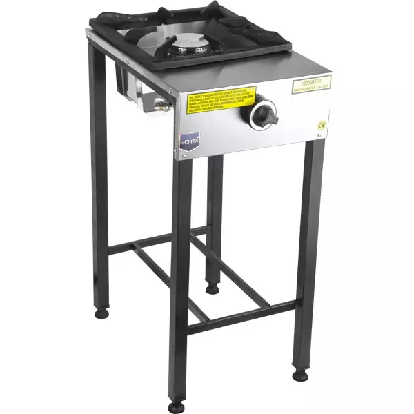 Remta 1 Li Ayaklı Taban Raflı Lokanta Ocağı Gazlı CEJ21 - 1