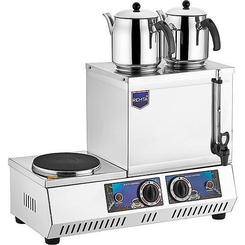 Remta 20 Model Çift Demlikli Elektrikli Çay Ocağı 14 lt - K31(A) - 1
