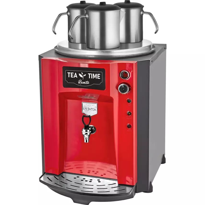 Remta 3 Demlikli 40 lt Premium Jumbo Çay Makinesi - DE10P - 1