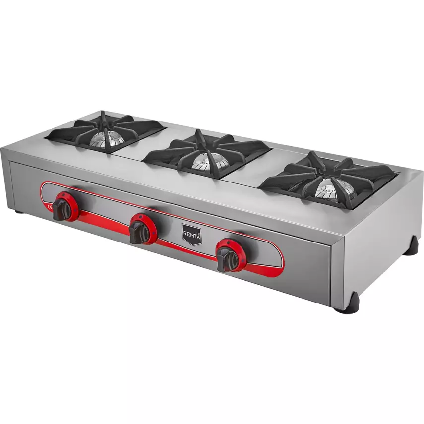 Remta 3 Lü Set Üstü Ocak Gazlı (CE belgeli) CEJ27 - 2