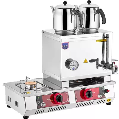 Remta 30 Model 2 Demlikli  Elektrikli Çay Ocağı Gazlı (CE) + (24 lt) - N11(E) - 2