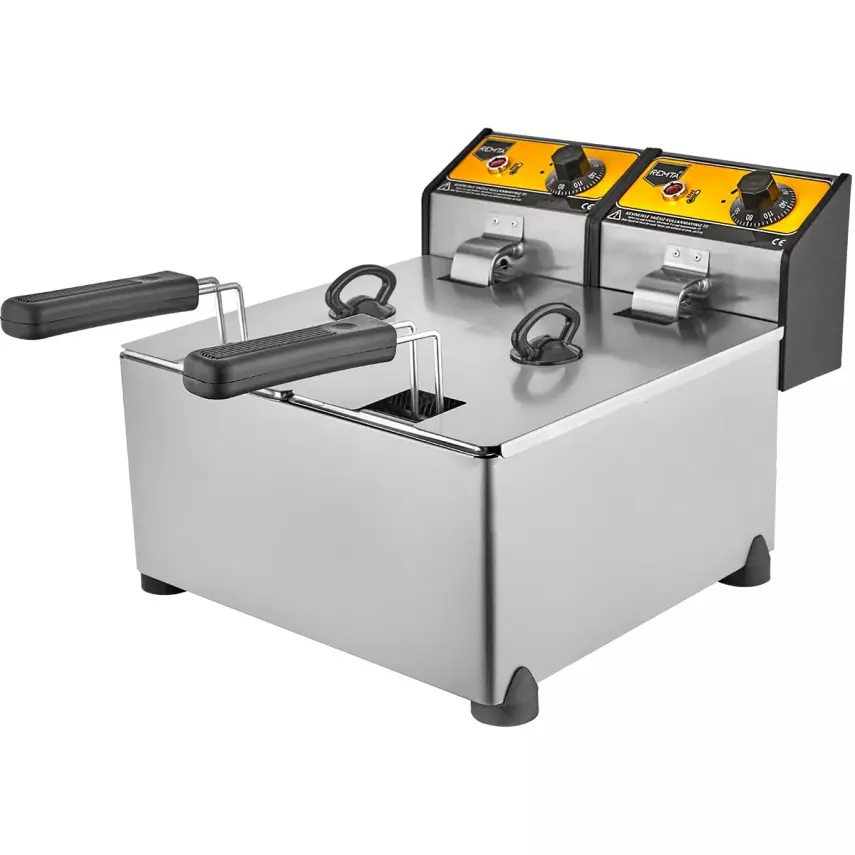 Remta 3+3 Lt Çiftli Elektrikli Fritöz - R92 - 2