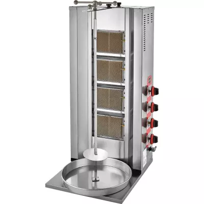 Remta 4 Radyanlı Döner Ocağı Gazlı (CE belgeli) Motorsuz - D08
