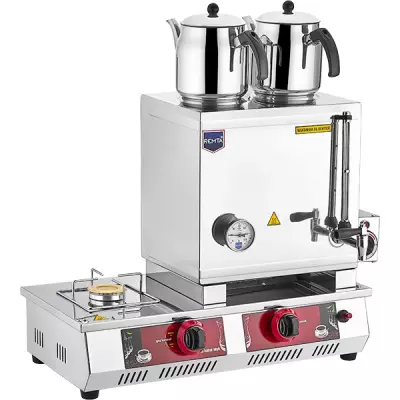 Remta 40 Model 2 Demlikli Çay Ocakğı Gazlı + Elektriki (29 lt) - N12(E)