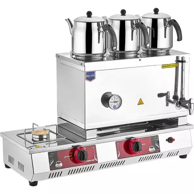Remta 55 Model 3 Demlikli Çay Ocağı (34 lt) Gazlı (CE) - N13 - 4