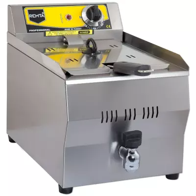 Remta 8 lt Fritöz Yağ Tahliye Musluklu Elektrikli - R110