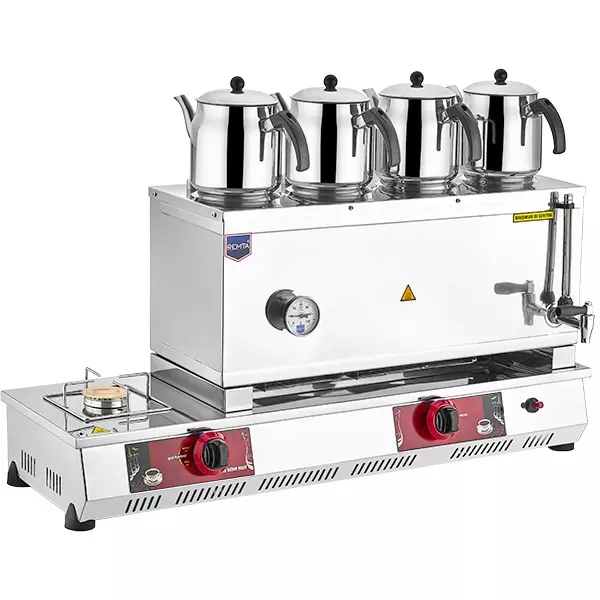 Remta 85 Model 4 Demlikli Çay Ocağı 43 lt Gazlı (CE) + Elektrikli - N14(E) - 1