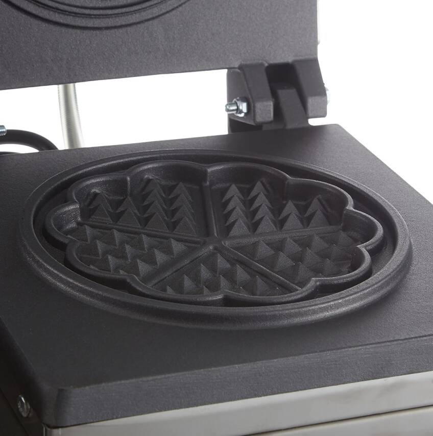 Remta Çiftli Çiçek Model Waffle Makinesi Elektrikli 21 cm Çap - W15 - 4