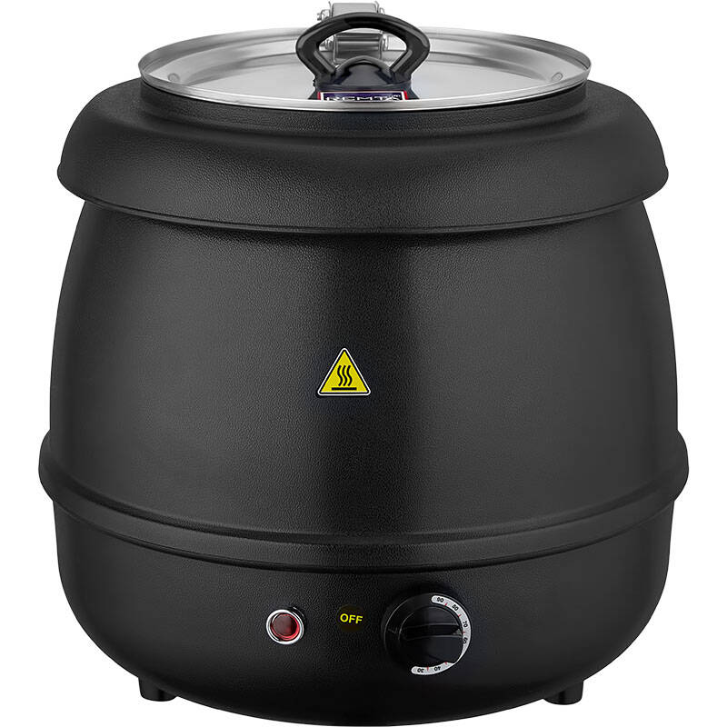 Remta Çorba Isıtıcı Yuvarlak Siyah 9 Lt - CB10 - 1