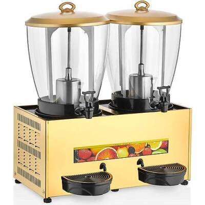 Remta Elegance Çiftli Şerbet ve Ayran Soğutucu 20+20 lt (Gold) - ST29