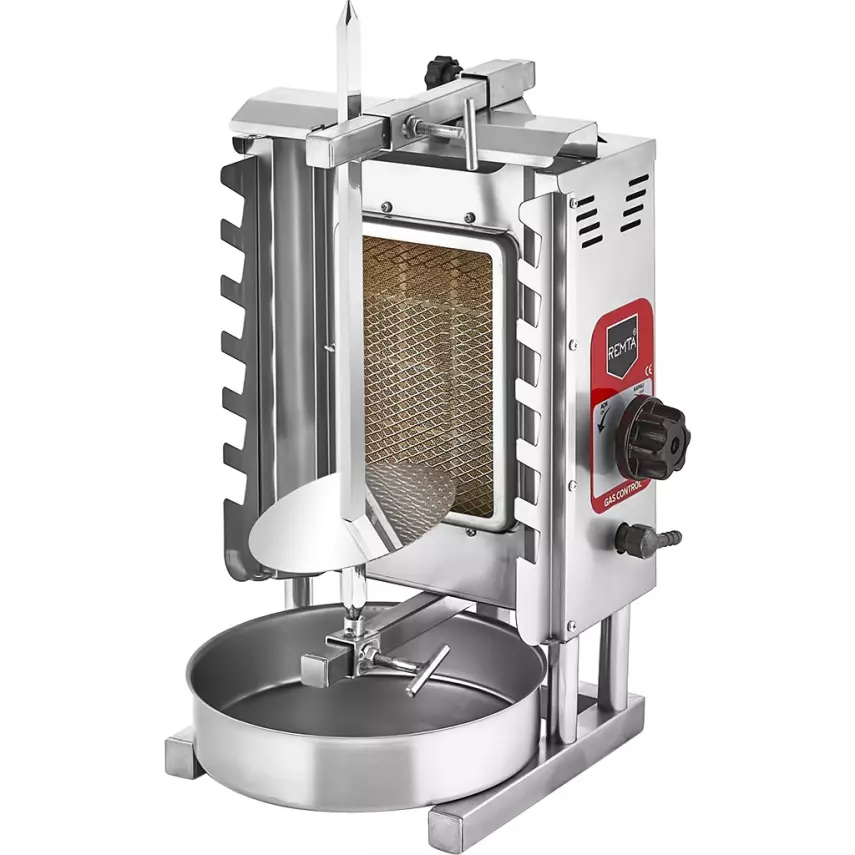 Remta Tek Radyanlı Gazlı (CE belgeli) Ev Tipi Döner Ocağı - D02(S) - 2