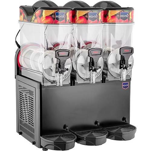 Remta Üçlü Slush (Buzlaş-Karlamaç) Makinesi 12+12+12 lt - ST27 - 1