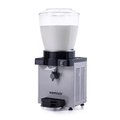 Samixir KAM22.DI Panaromik Dijital Köpüklü Ayran Dispenseri, 22 L, Inox