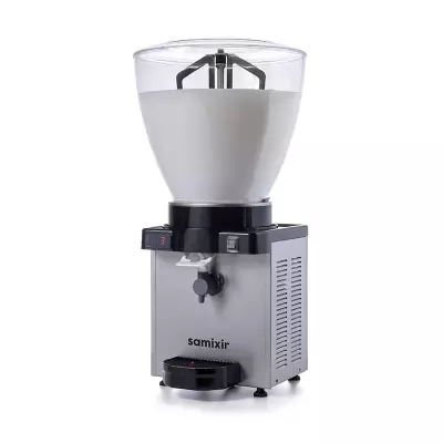 Samixir KAM40.DI Panaromik Dijital Köpüklü Ayran Dispenseri, 40 L, Inox