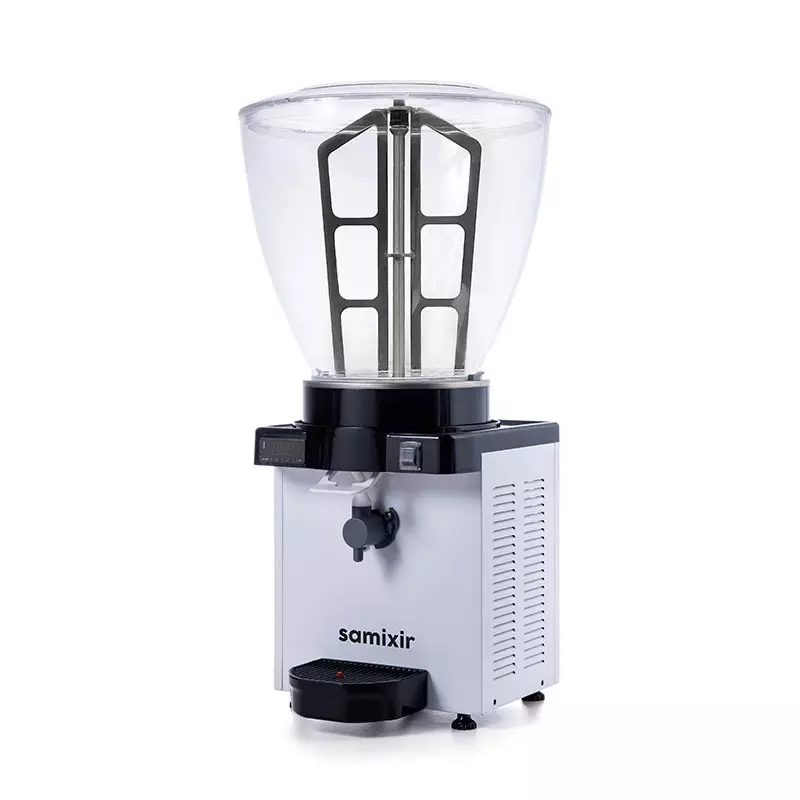 Samixir KAM40.DW Panaromik Dijital Köpüklü Ayran Dispenseri, 40 L, Beyaz - 2