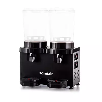 Samixir MM20.AB Panaromik Analog Twin Soğuk İçecek Dispenseri, 10 L+10 L, Siyah - 2