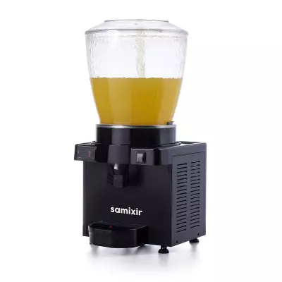 Samixir S22.DB Panaromik Dijital Soğuk İçecek Dispenseri, 22 L, Siyah