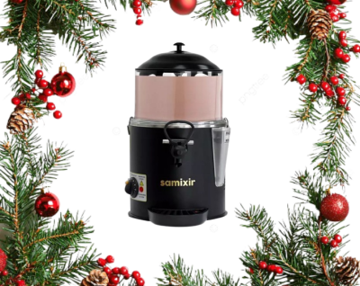 Samixir SC05.B Sıcak Çikolata ve Sahlep Makinesi, 5 L, Siyah