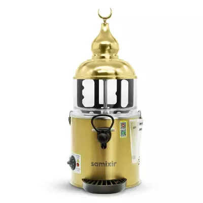 Samixir SC05.G Sıcak Çikolata ve Sahlep Makinesi, 5 L, Gold - 3
