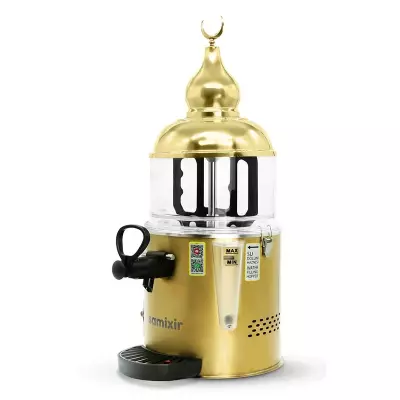 Samixir SC05.G Sıcak Çikolata ve Sahlep Makinesi, 5 L, Gold - 5