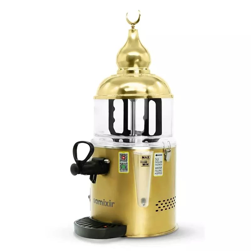 Samixir SC05.G Sıcak Çikolata ve Sahlep Makinesi, 5 L, Gold - 5