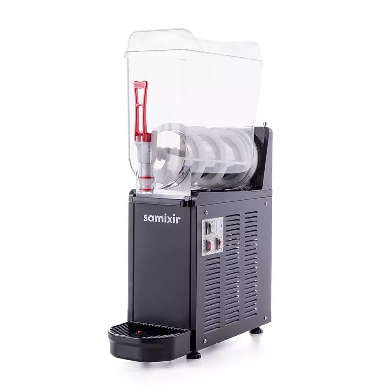 Samixir SLUSH12.B Mono Ice Slush Granita Milkshake ve Soğuk Meyve Suyu Dispenseri, 12 L, Siyah - 2