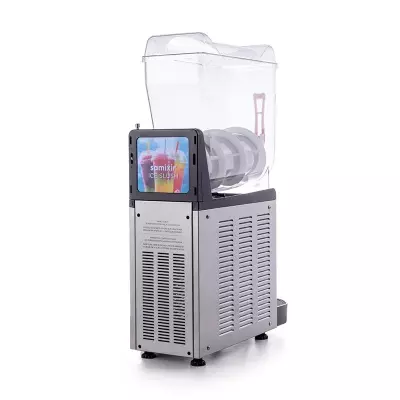 Samixir SLUSH12.I Mono Ice Slush Granita Milkshake ve Soğuk Meyve Suyu Dispenseri, 12 L, Inox - 3