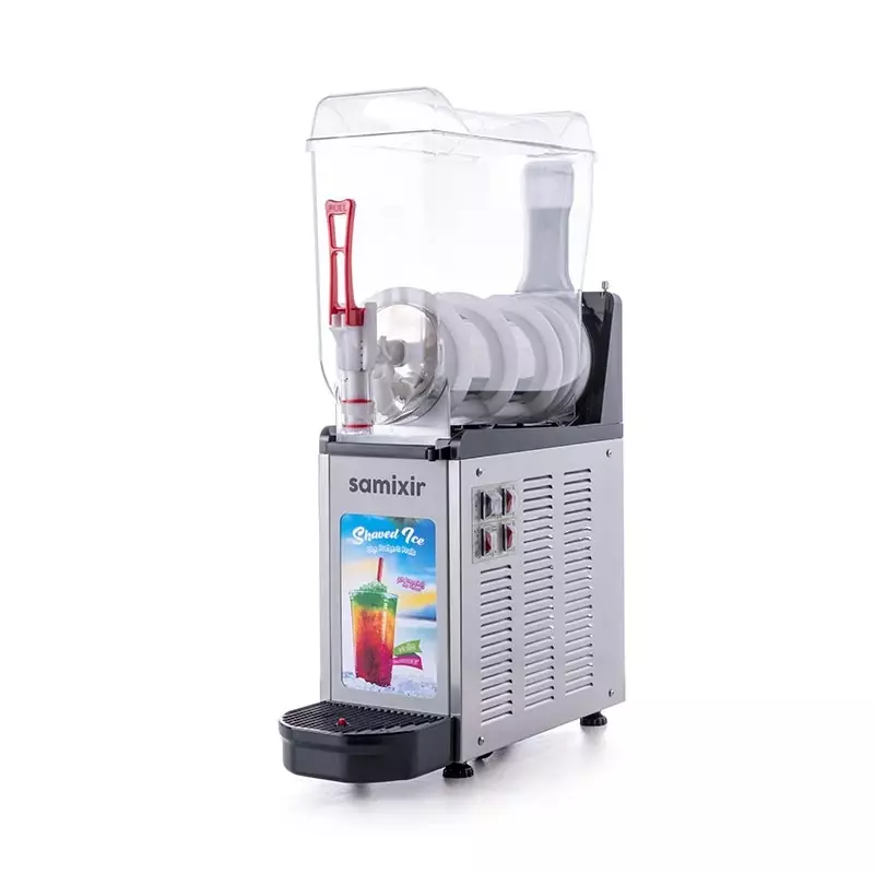 Samixir SLUSH12.IA Allure Ice Slush Granita Milkshake ve Soğuk Meyve Suyu Dispenseri, 12 L, Inox - 3