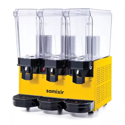 Samixir Triple Klasik Fıskiyeli Soğuk İçecek Dispenseri, 20+20+20 L, Sarı, 60.SSSY, 60.SSSB, 60.SSSI - 6