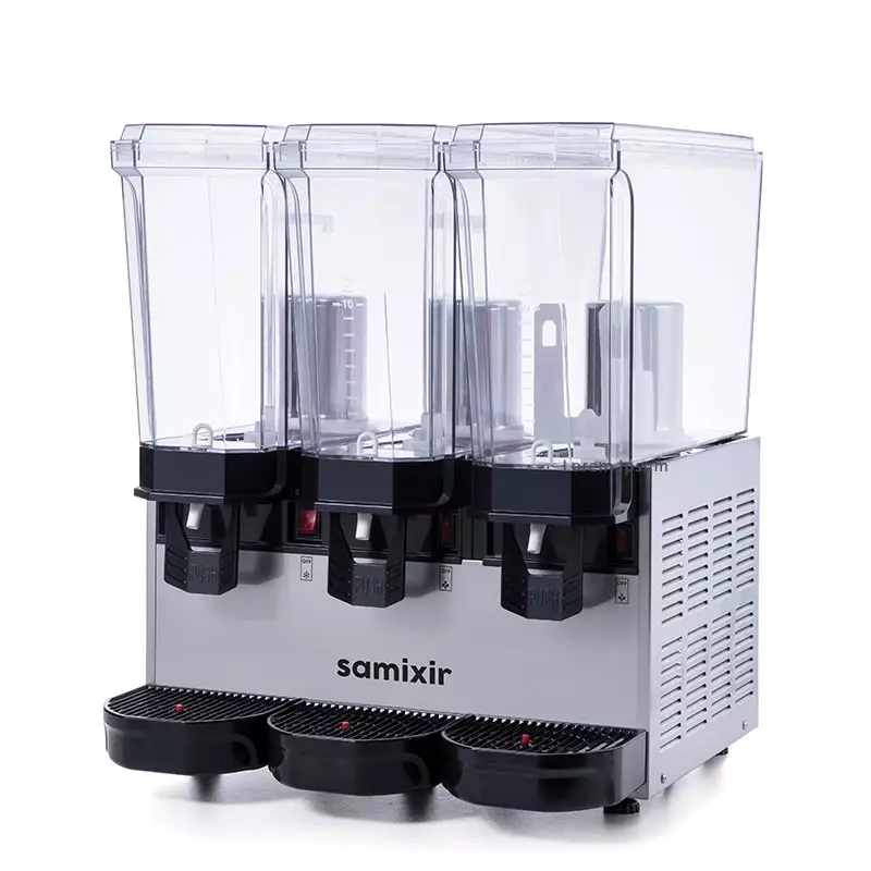 Samixir Triple Klasik Fıskiyeli ve Fıskiyeli Karıştırıcılı Soğuk İçecek Dispenseri, 20+20+20 L, 60.SSMY, 60.SSMB, 60.SSMI - 4