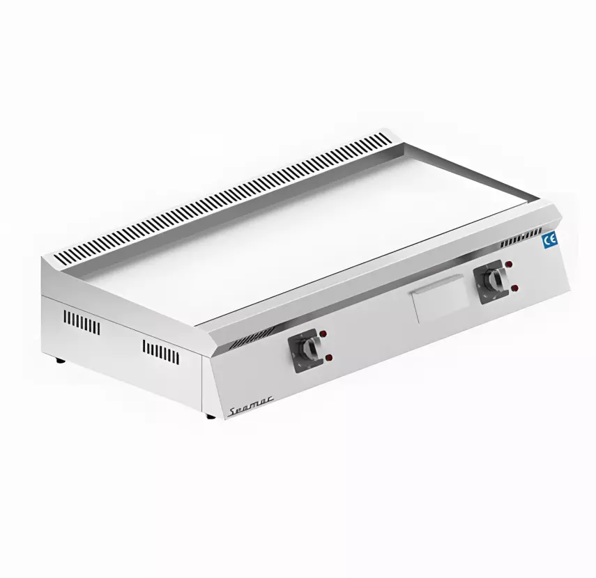 Seamac 100 cm Düz Pleyt Izgara Yağ Çekmeceli Özel Seri Elektrikli EPD100 D - 1
