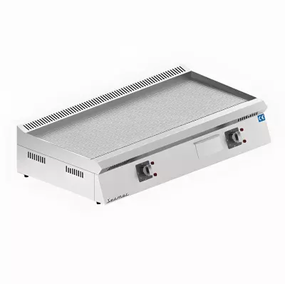 Seamac 100 cm Tam Oluklu Pleyt Izgara Yağ Çekmeceli Özel Seri Elektrikli EPD100 TO
