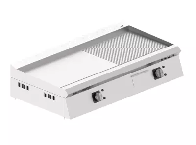 Seamac 100 cm Yarı Oluklu Pleyt Izgara Yağ Çekmeceli Özel Seri Elektrikli EPD100-YO