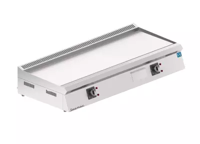 Seamac 120 cm Düz Pleyt Izgara Yağ Çekmeceli Özel Seri Elektrikli EPD120-D