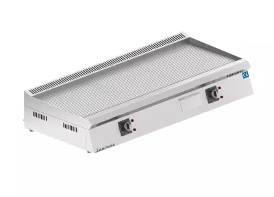 Seamac 120 cm Tam Oluklu Pleyt Izgara Yağ Çekmeceli Özel Seri Elektrikli EPD120-TO