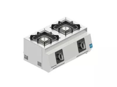 Seamac 2 Li Set Üstü Ocak OG2 , 20x20 cm - 2