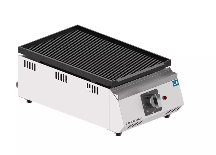 Seamac 30 cm Tam Oluklu Döküm Izgara Elektrikli EDD30-TO - 1