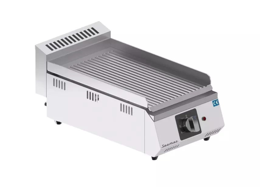 Seamac 30 cm Tam Oluklu Sac Izgara Elektrikli EST30-TO - 1