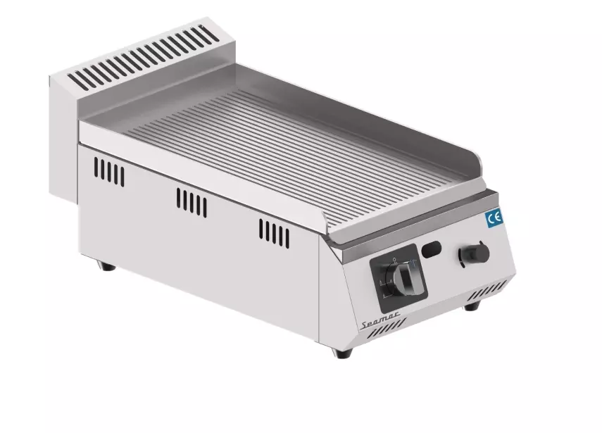 Seamac 30 cm Tam Oluklu Sac Izgara Gazlı GST30-TO - 1